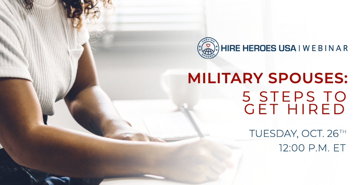 Military Spouses: 5 Steps to Get Hired