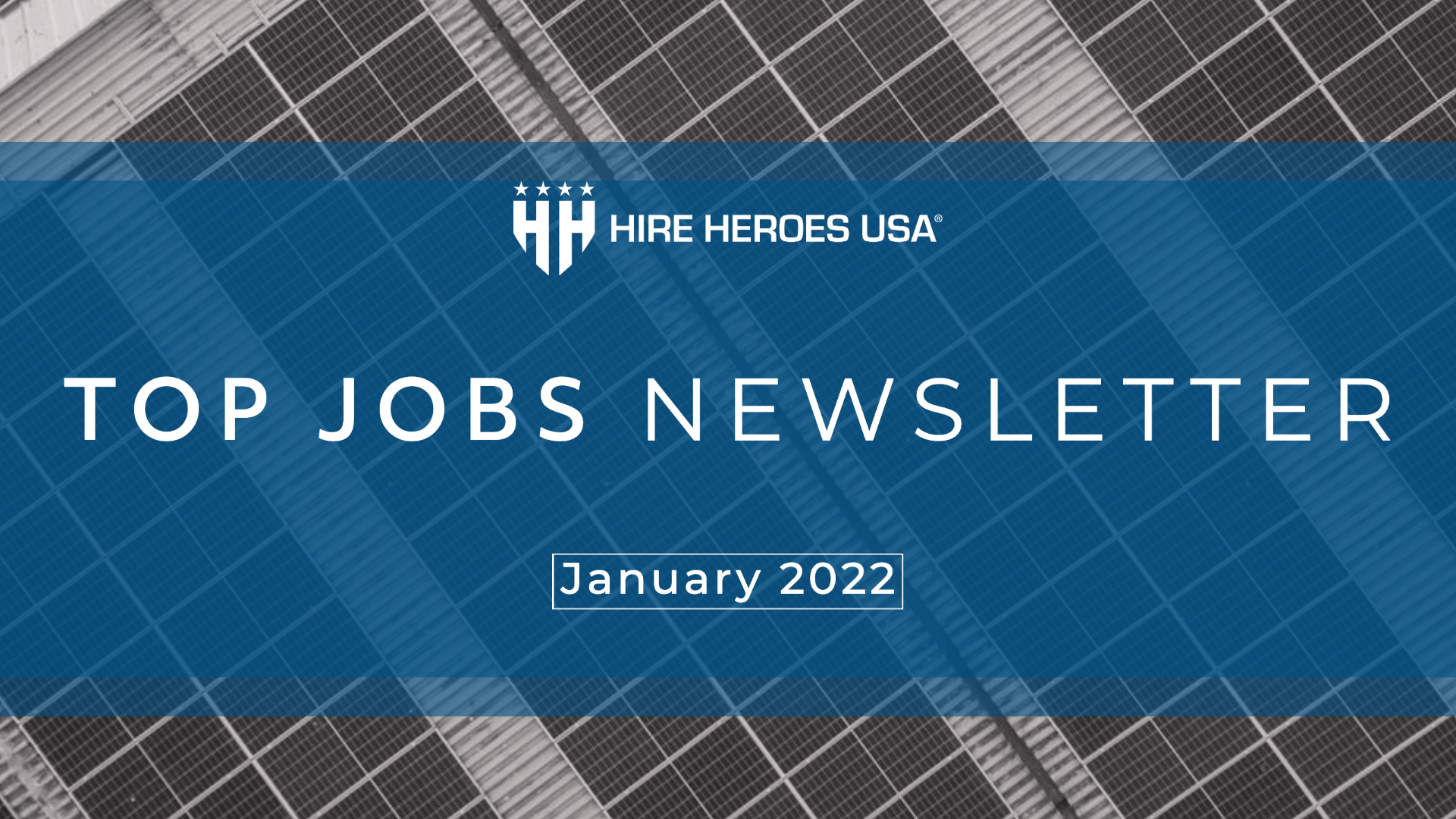 top jobs newsletter for January 2022 graphic