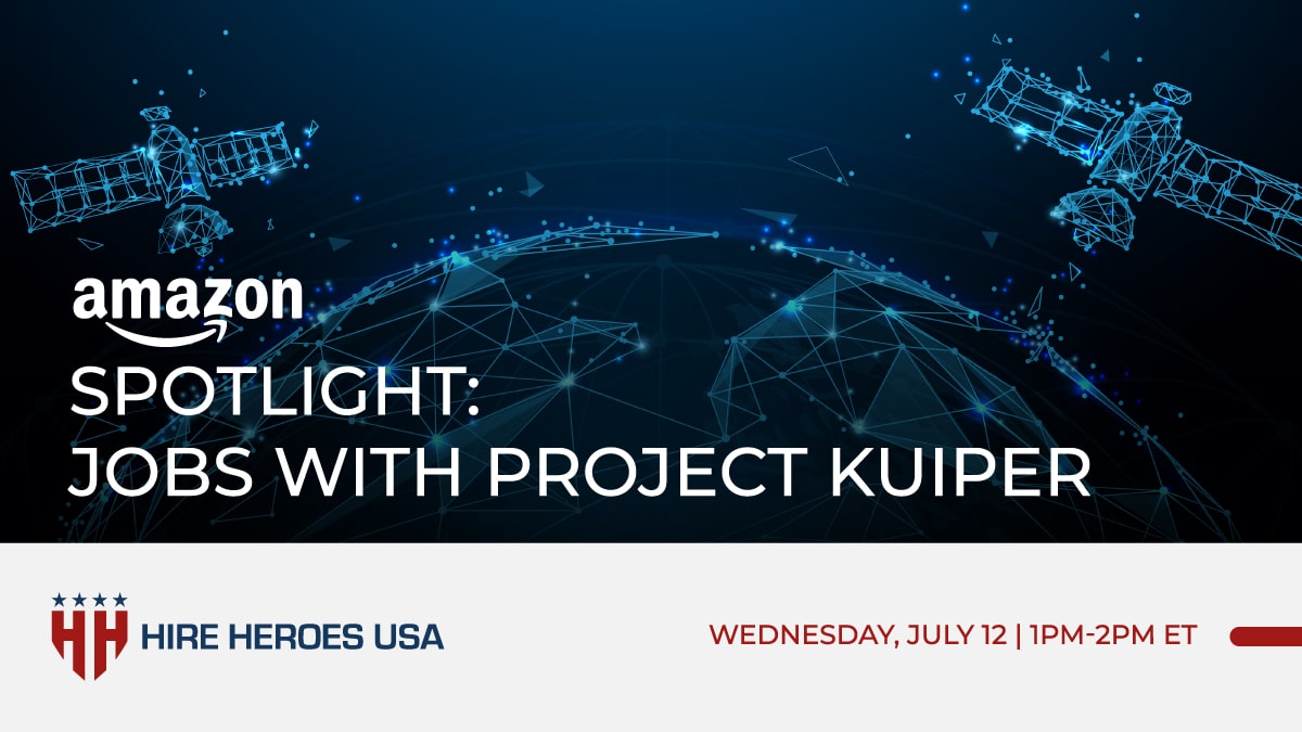 Amazon Spotlight Jobs with Project Kuiper Hire Heroes USA
