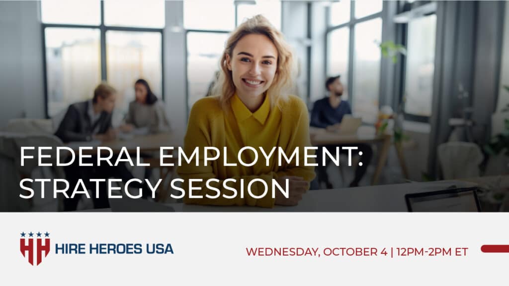 Federal Employment: Strategy Session