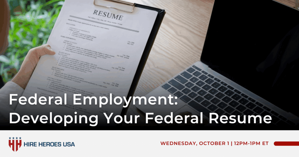 Federal Employment: Developing Your Federal Resume