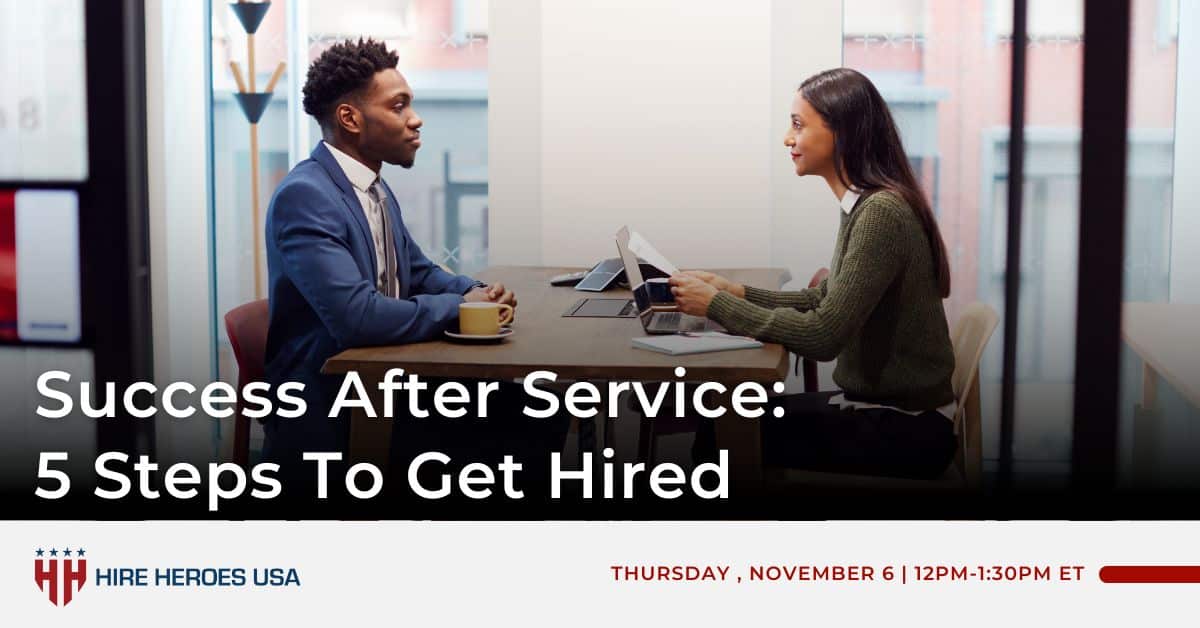 success after service: how to get hired during interview